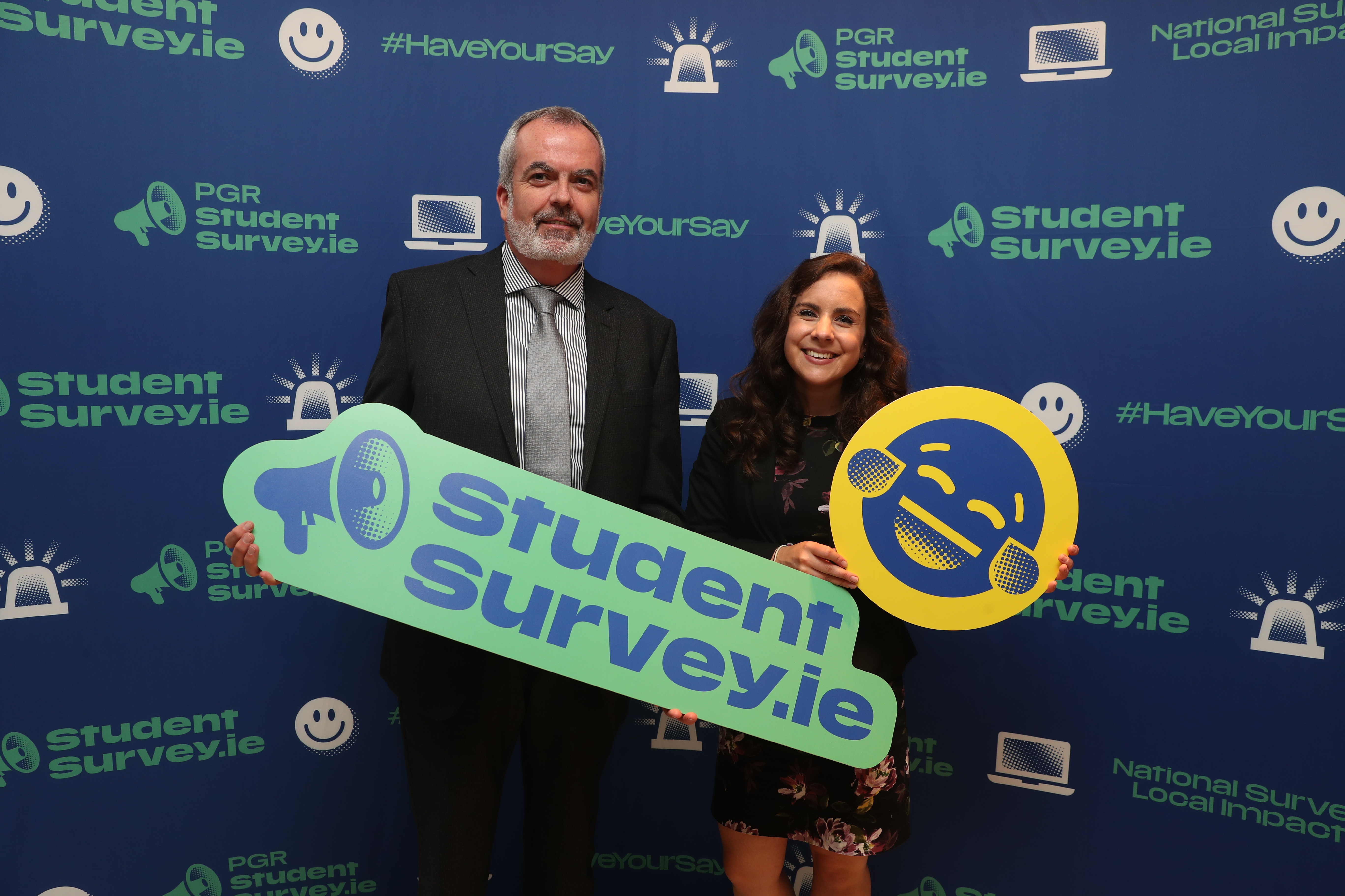 Sean O'Reilly and Siobhan Nic Fhlannchadha