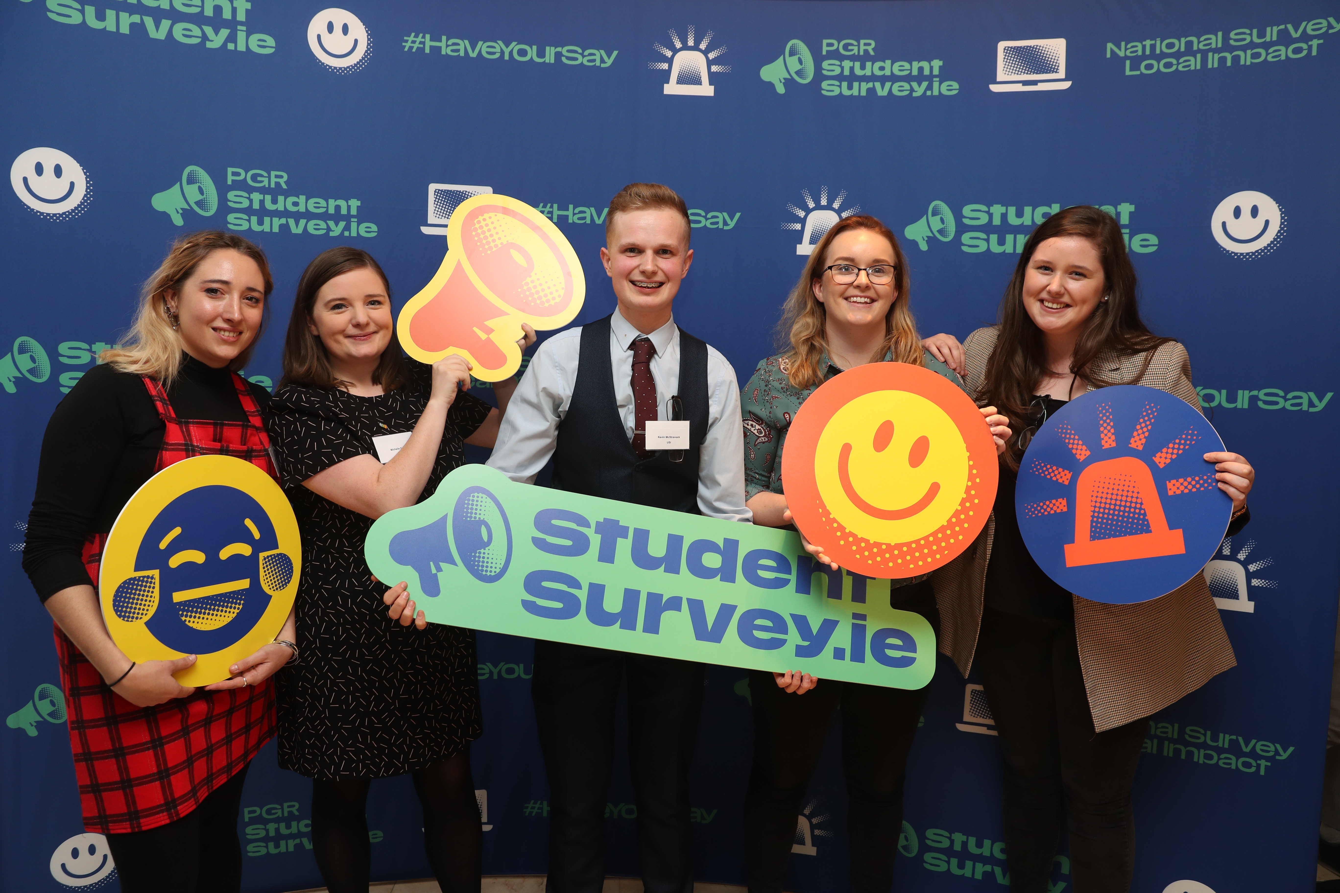 Team USI at the launch of the StudentSurvey.ie national reports 