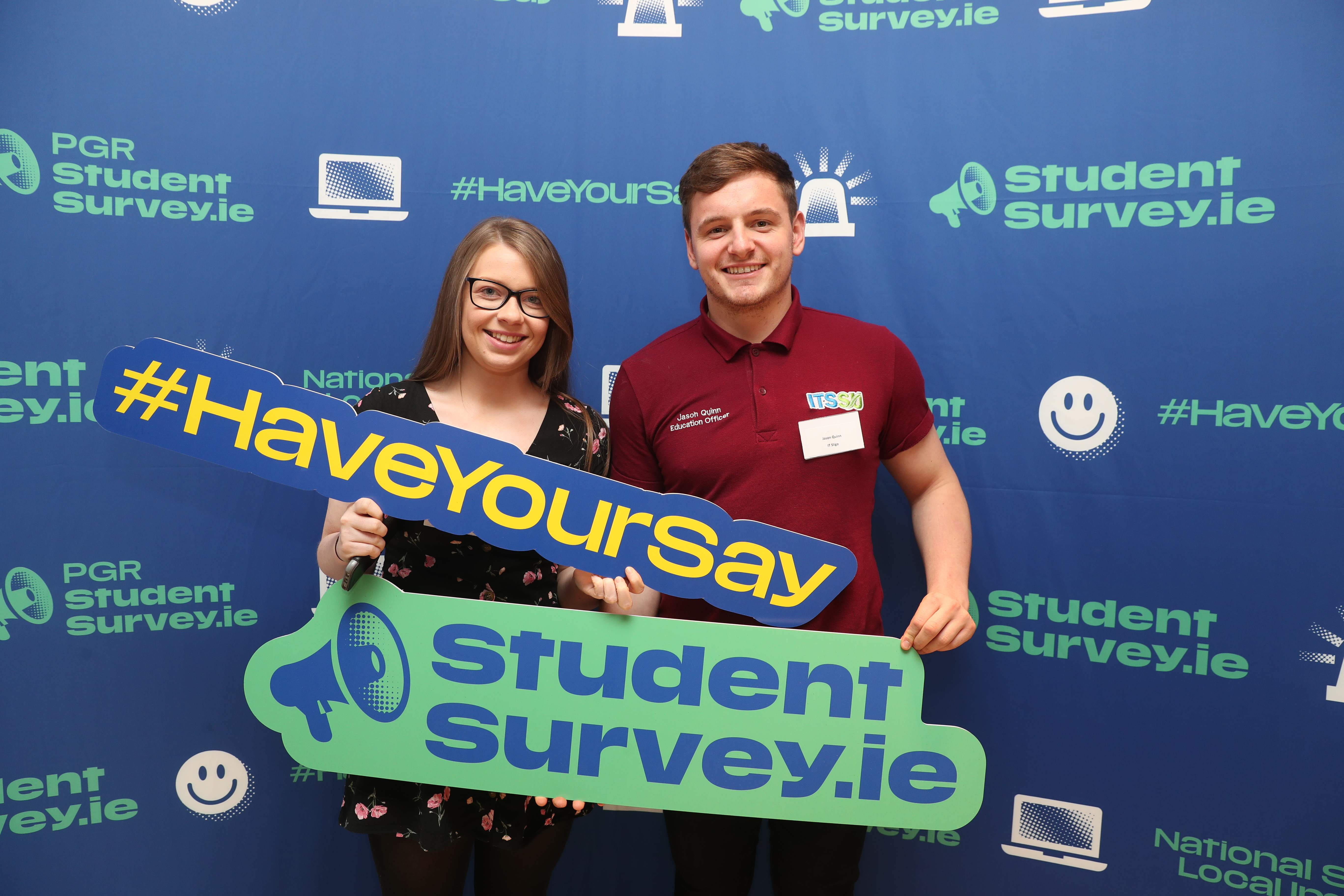 Student representatives at the launch