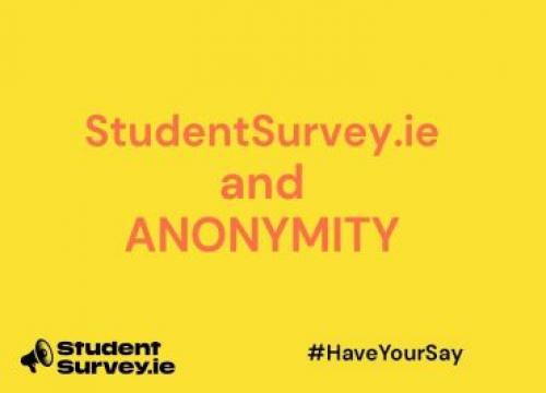 StudentSurvey.ie and anonymity