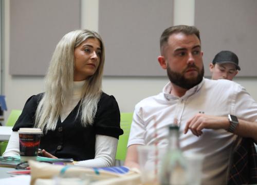 Photograph of Áine Daly, TUS SU and Kevin Packenham, TUS SU