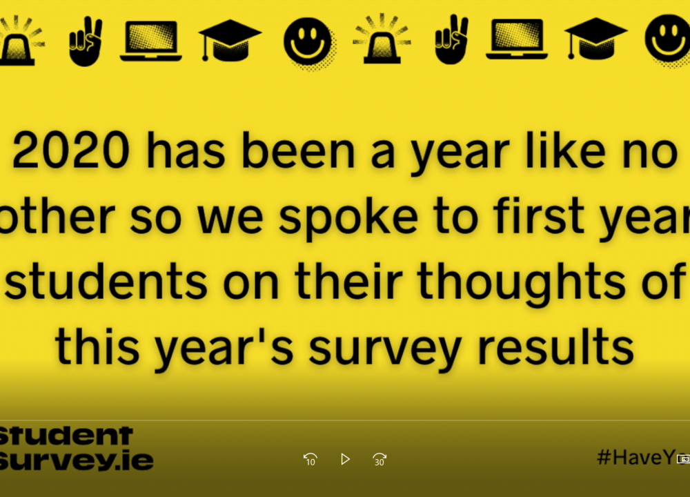 StudentSurvey.ie National Report 2020 Launch- First Year Experience