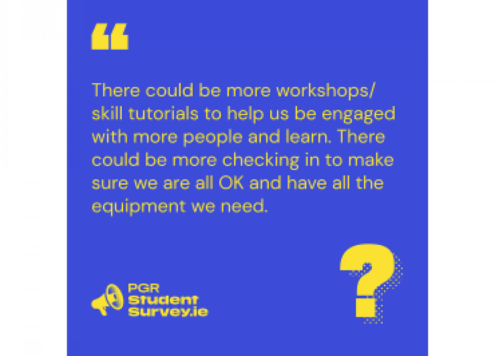 Quote 3 PGR StudentSurvey.ie
