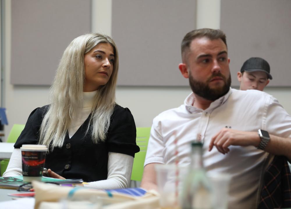 Photograph of Áine Daly, TUS SU and Kevin Packenham, TUS SU