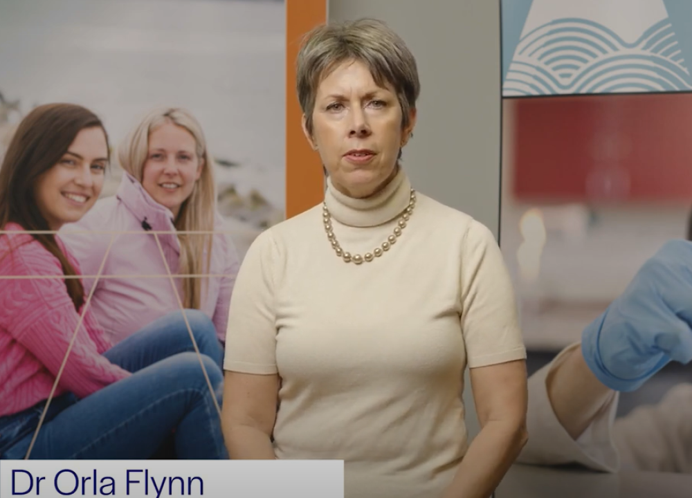 Still from video of Dr Orla Flynn, President of Atlantic Technological University